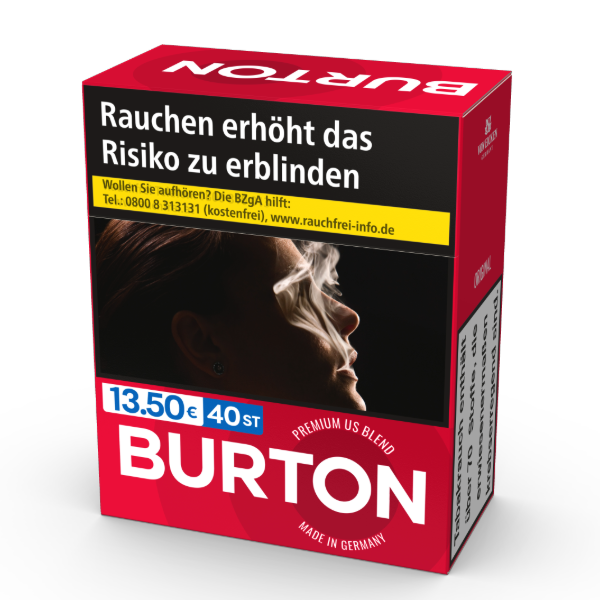 Burton Original XXXL 4 x 40 Zigaretten Burton Original XXXL 4 x 40 Zigaretten